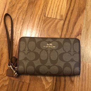 Never Used Coach Signature Canvas Wallet